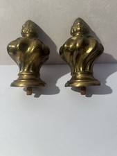 bronze ameublement lot 2 flamme cocotte gland etagere boule meuble escalier 9 Cm
