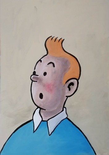 Tableau peinture bande - peinture,,