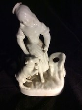Encrier Porcelaine Vieux Paris
