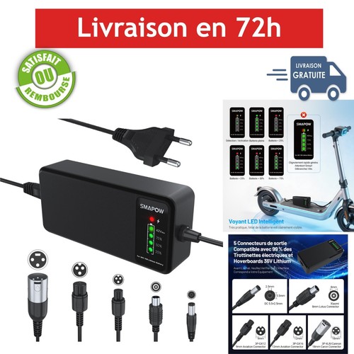 Chargeur intelligent 42v pour - chargeur,