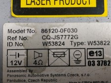 861200F030 autoradio TOYOTA