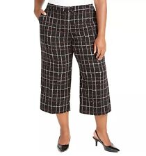 Alfani Black Belted Wide Leg