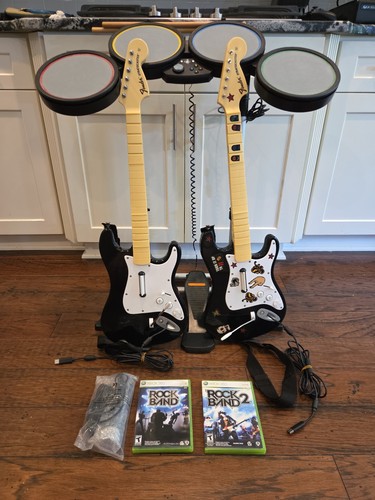 Xbox 360 rock band drum - set,, 2