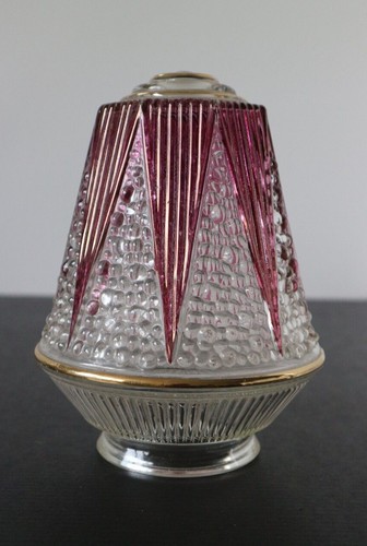 Ancien verre suspension lampe