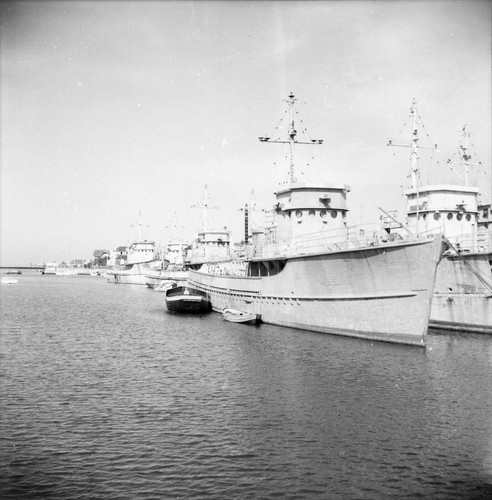 Courseulles 1960 le - -, port