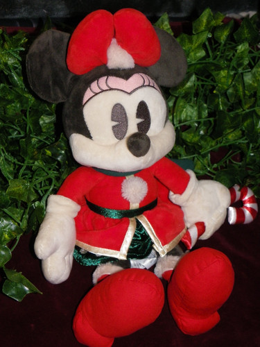 Peluche minnie mouse noël - minnie,