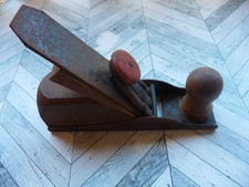 rabot ancien bois et fer lame