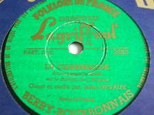 78 RPM - JULES DEVAUX- Chant &