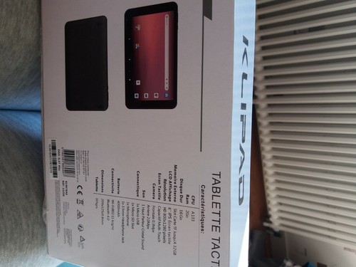 Tablette neuve klipad kl8889 - tablette,