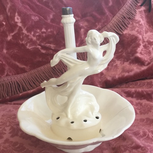 Vintage deco porcelain nude - porcelain,