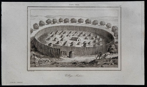 1837 village indien - -,