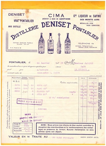 Pontarlier distillerie - (25), /