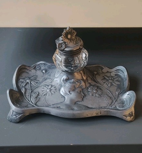 Encrier art nouveau - art,