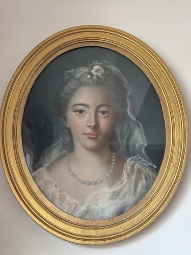 Tableau ancien portrait dame - ancien,