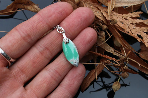 Collier variscite avec - , chaîne