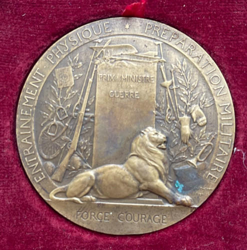 Médaille bronze avec coffret
