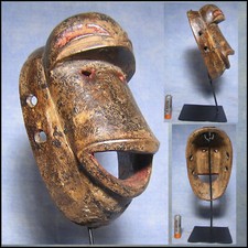 MASQUE BéTé rci AFRICANTIC art africain ancien tribal primitif AFRICAN MASK