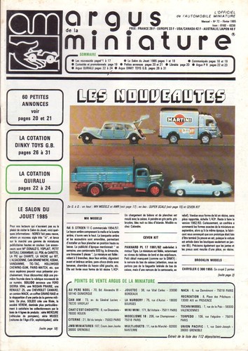 Argus miniature 72 - la,
