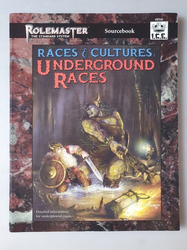 Underground races rolemaster - underground,