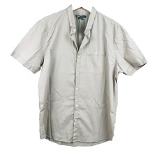 Jules chemise homme Taille 5 43/44 beige latte 96% 4% polyester fitted rayures