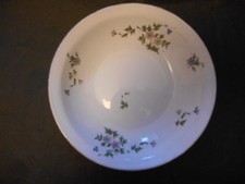 belle assiette a soupe en faience decor barbeau 
