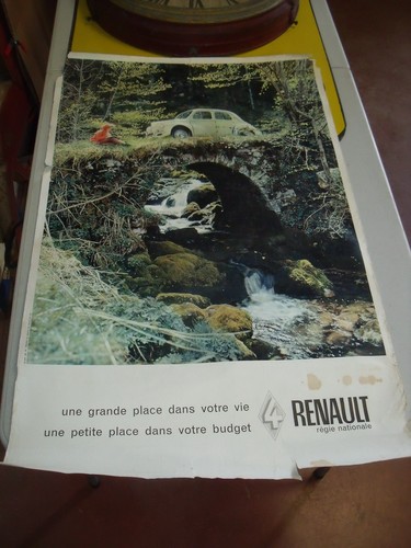 Affiche garage epoque - affiche,