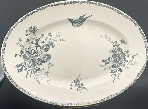 Plat ovale demi - -porcelaine, e