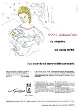 PUBLICITE AFFICHE LAIT GUIGOZ