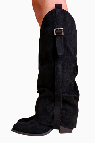 Bottes femme santiags - santiags, noir