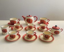 Service À Café / Thé Luneville / St Clément Collection Coquelicot ??