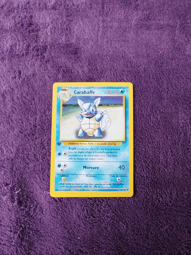 Carte pokémon carabaffe - carte,