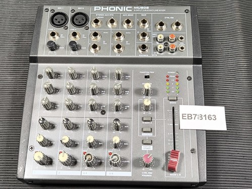Phonic mu802 mixeur 8 - mu802,