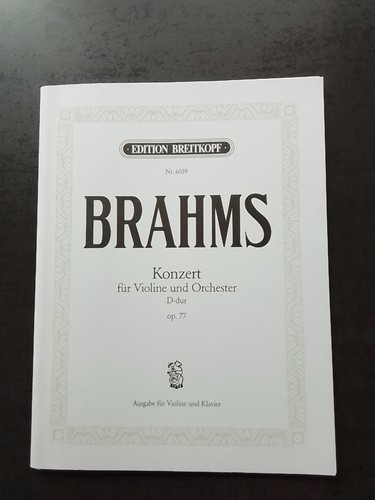 Partition brahms concerto - partition,