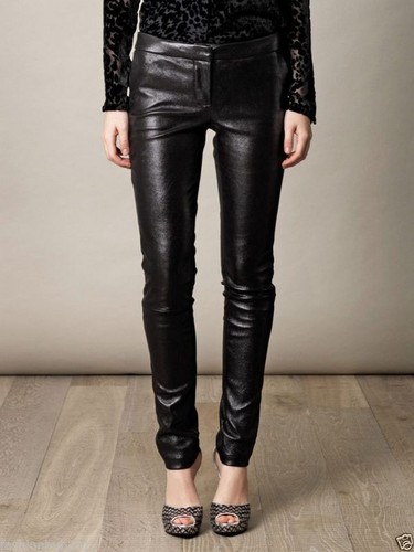 Pantalons cuir fins - pantalons,