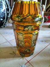 ANCIEN ET SUPERBE VASE EN CRISTAL OBJET VITRINE  collection