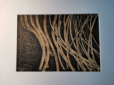 Huile sur carton/abstrait