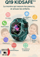 Montre connectée enfant Q19 SOS GPS caméra étanche avec SIM - Cadeau idéal