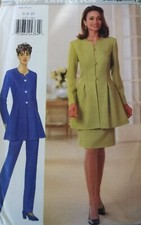 4673 PATRON BUTTERICK CREATIONS  JUPE PANTALON VESTE A PLI OU GODETS   34 AU 50