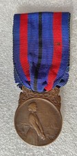 MEDAILLE DES VICTIMES DE L'INVASION guerre 1914 1918 bronze