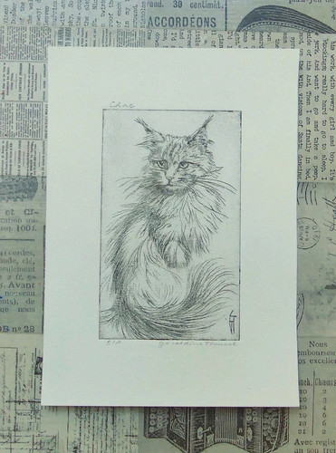 Tirage gravure la pointe - tirage,