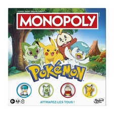 Monopoly Pokémon, jeu de société de plateau, 2 a 4 joueurs, jeux pour enfants et