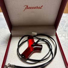 Collier en cristal rouge de