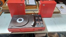 Tourne disque vintage - tourne-disque, valise