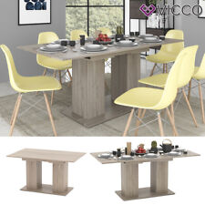 Table Vicco DIX 90 x 140 cm - Table de salle à manger avec rallonge 180 cm
