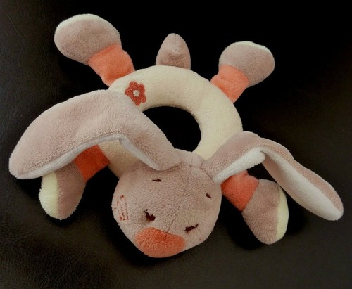 Doudou hochet nattou lapin - doudou,