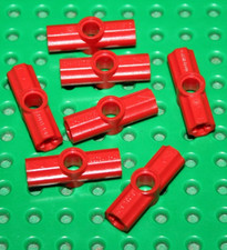 7 x Lego Technic Red Connector