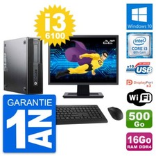 PC HP Z240 SFF Ecran 22" Intel