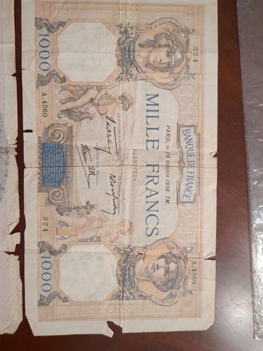 French currency april - currency, oct