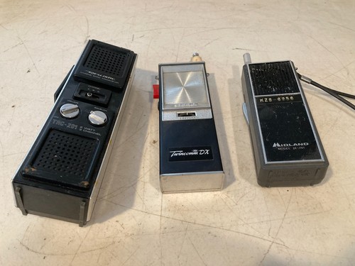 Vintage walkie talkie radio - vintage,