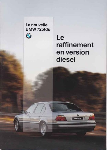 Catalogue brochure bmw serie - catalogue, 7